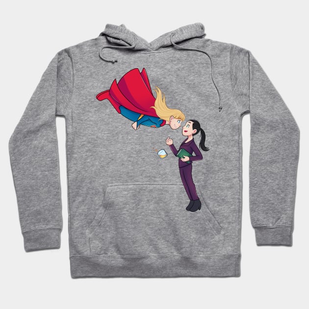 Chibi Supercorp Hoodie by ribeironathana